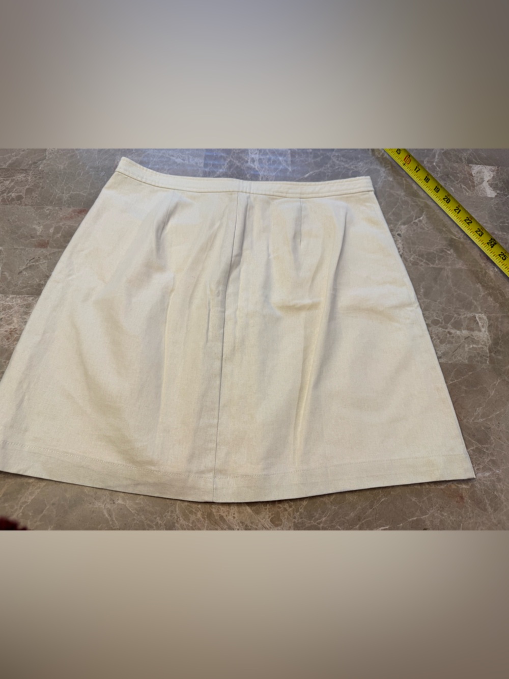 J . CREW Linen-blend Button-through
A-line Skirt size 8 - Picture 11 of 14